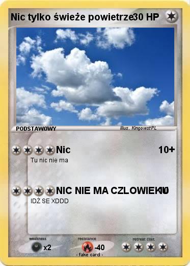 Pokemon Nic tylko świeże powietrze