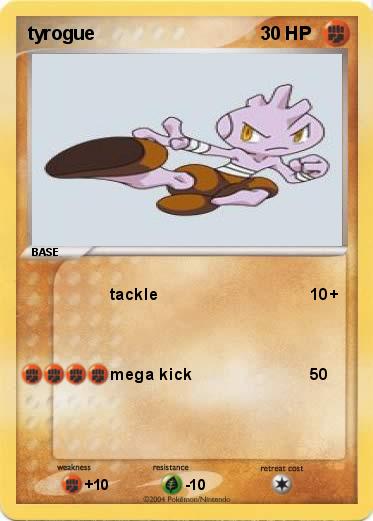 Pokemon tyrogue 