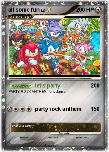 Pokemon all sonic fun