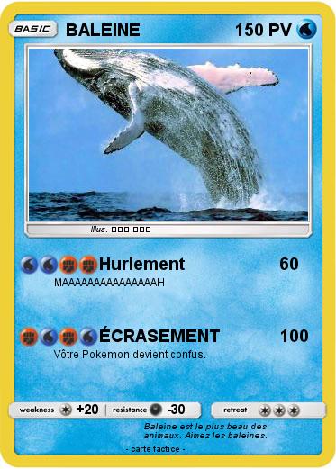 Pokemon BALEINE
