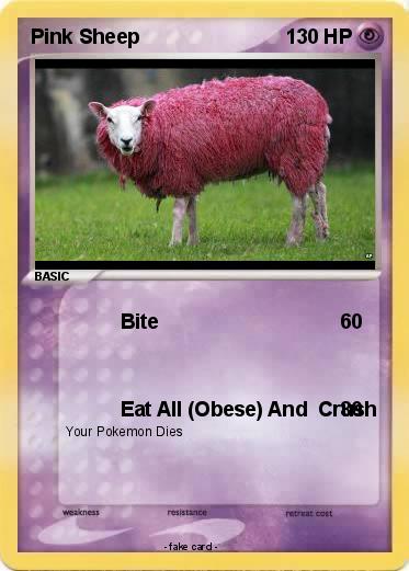 Pokemon Pink Sheep
