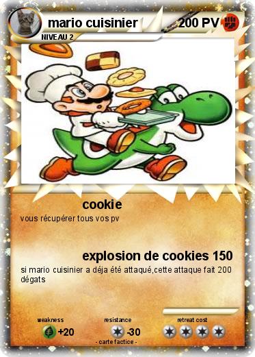 Pokemon mario cuisinier