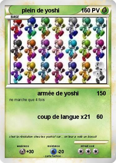 Pokemon plein de yoshi