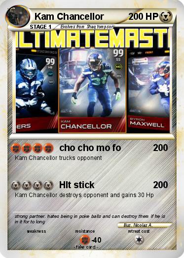Pokemon Kam Chancellor