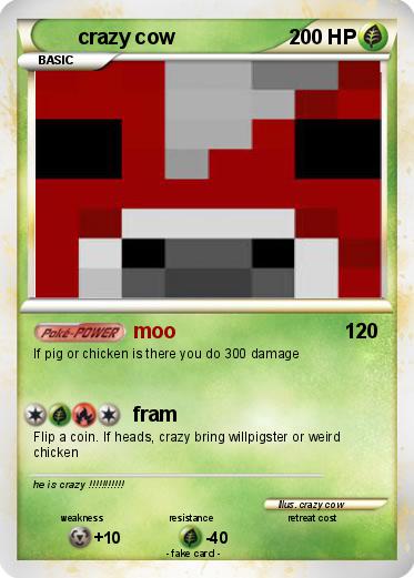 Pokemon crazy cow