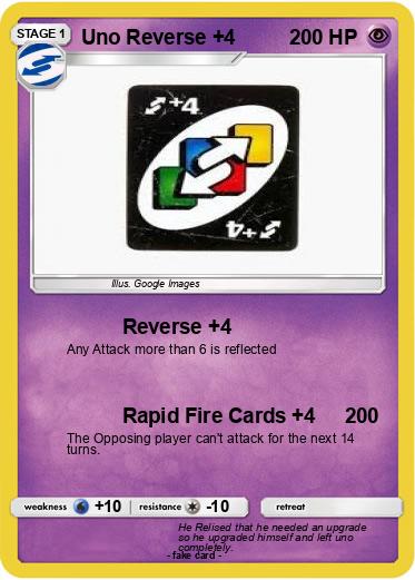 Pokemon Uno Reverse +4