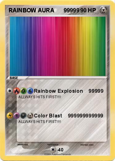 Pokemon RAINBOW AURA      99999