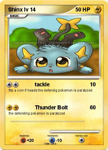 Pokemon Shinx lv 14