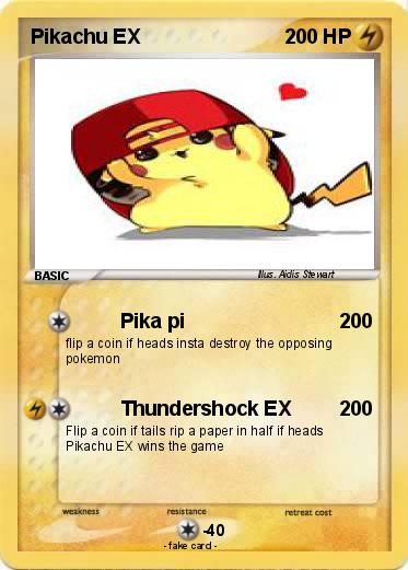 Pokemon Pikachu EX