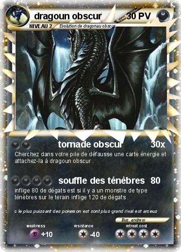 Pokemon dragoun obscur