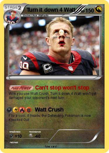 Pokemon Turn it down 4 Watt