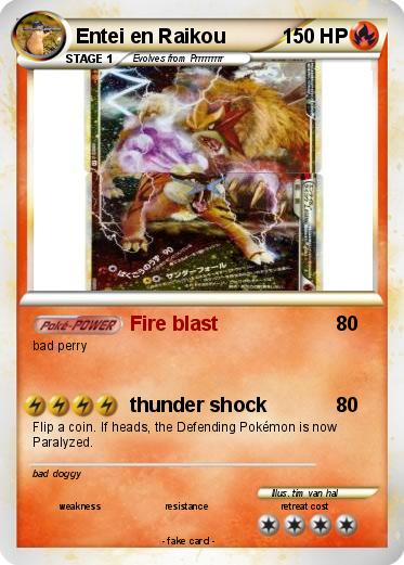 Pokemon Entei en Raikou