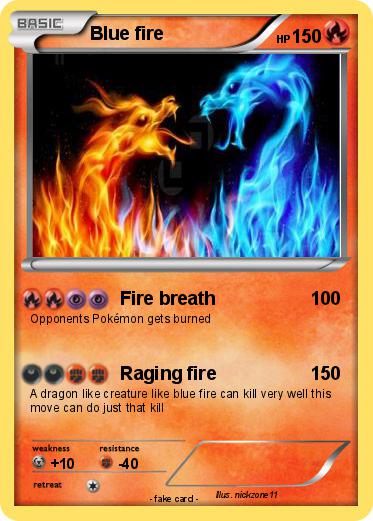 Pokemon Blue fire