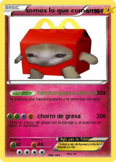 Pokemon somos lo que comemos