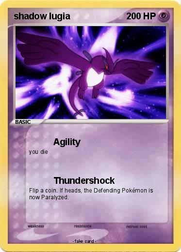 Pokemon shadow lugia