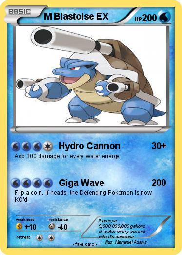 Pokemon M Blastoise EX
