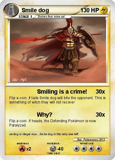 Pokemon Smile dog