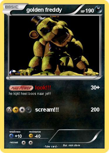 Pokemon golden freddy