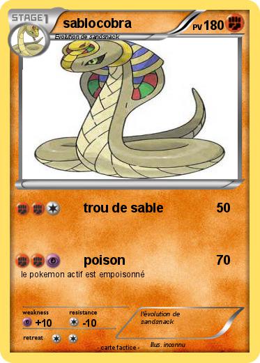 Pokemon sablocobra