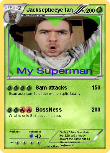 Pokemon Jacksepticeye fan