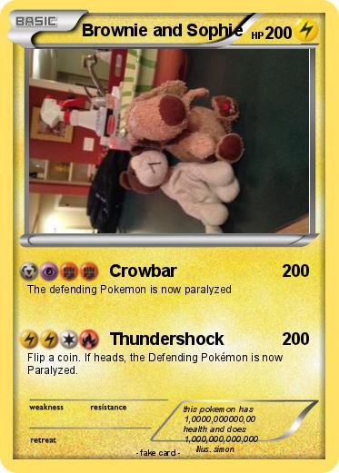 Pokemon Brownie and Sophie