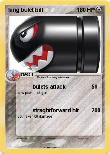 Pokemon king bulet bill