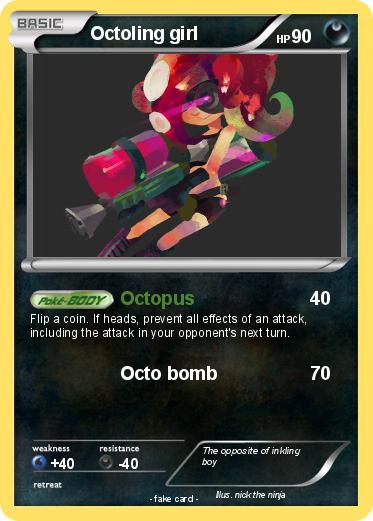 Pokemon Octoling girl