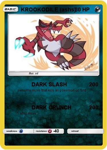 Pokemon KROOKODILE (ashs)