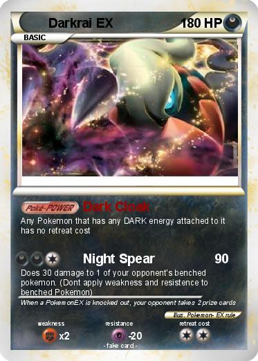 Pokemon Darkrai EX