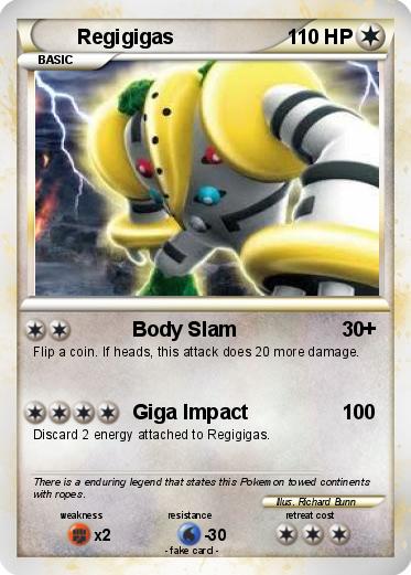 Pokemon Regigigas