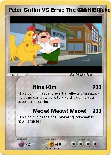 Pokemon Peter Griffin VS Ernie The Giant Chicken