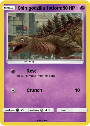 Pokemon Shin godzilla 1stform