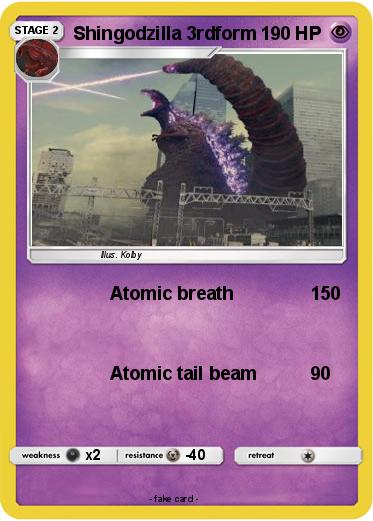 Pokemon Shingodzilla 3rdform