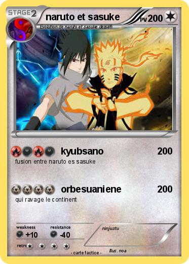 Pokemon naruto et sasuke