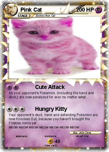 Pokemon Pink Cat