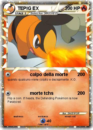 Pokemon TEPIG EX