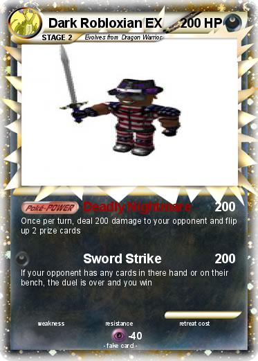 Pokemon Dark Robloxian EX