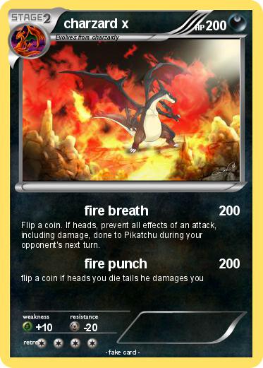 Pokemon charzard x