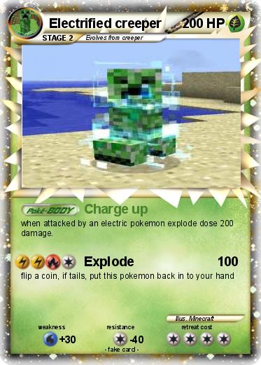 Pokemon Electrified creeper