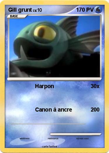 Pokemon Gill grunt