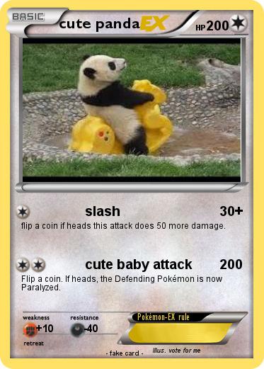 Pokemon cute panda