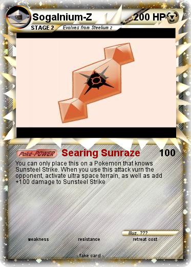 Pokemon Sogalnium-Z