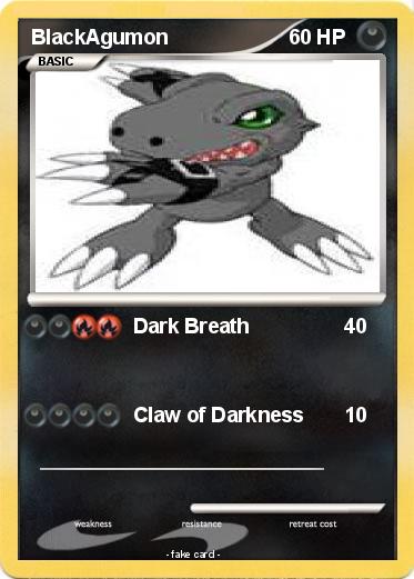 Pokemon BlackAgumon