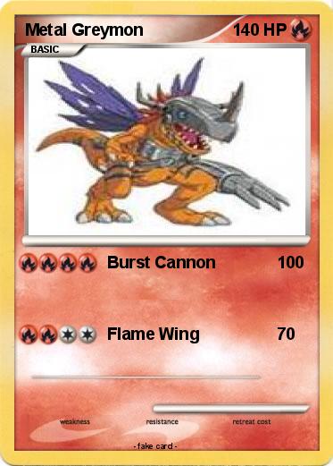 Pokemon Metal Greymon