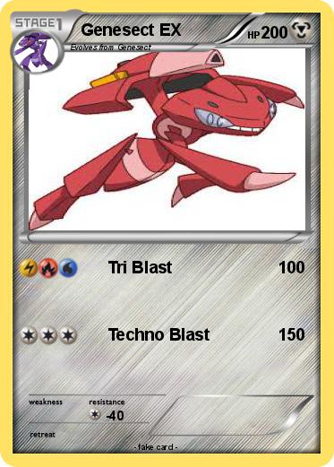 Pokemon Genesect EX