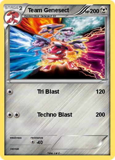 Pokemon Team Genesect