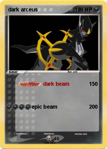 Pokemon dark arceus