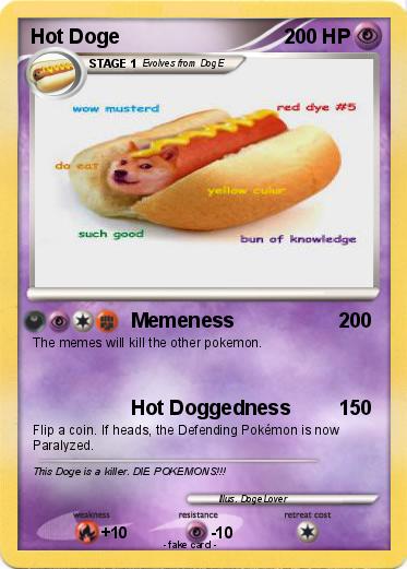 Pokemon Hot Doge
