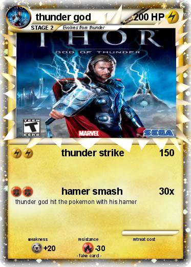 Pokemon thunder god