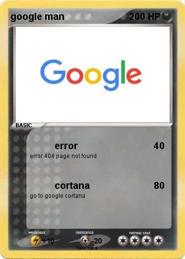 Pokemon google man
